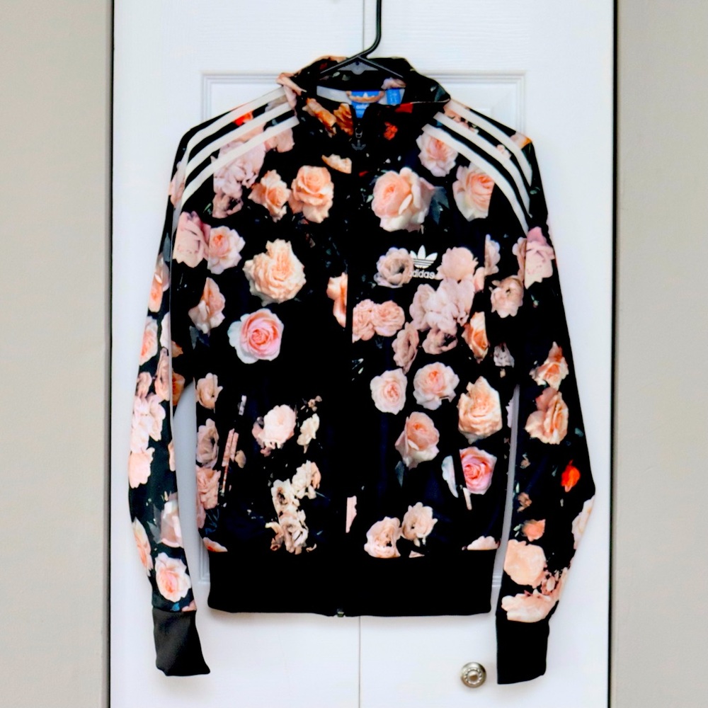 Adidas x Rita Ora Iconic Rose Track Suit Jacket